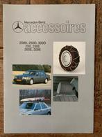 Folder brochure Mercedes-Benz 200-300 W124 Accessoires 1986, Nieuw, Ophalen of Verzenden, Mercedes-Benz, Mercedes
