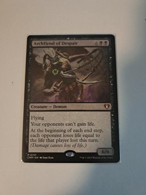 Archfiend of Despair, Hobby en Vrije tijd, Verzamelkaartspellen | Magic the Gathering, Zo goed als nieuw, Losse kaart, Ophalen of Verzenden
