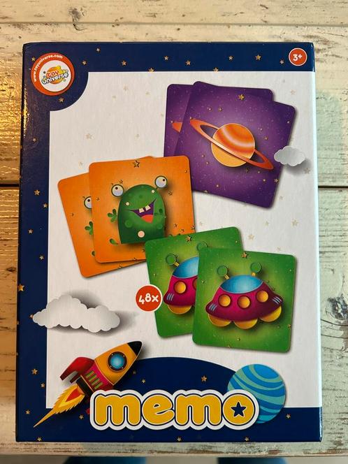 ruimtevaart memorie 48 kaartjes, Hobby en Vrije tijd, Gezelschapsspellen | Kaartspellen, Zo goed als nieuw, Ophalen of Verzenden