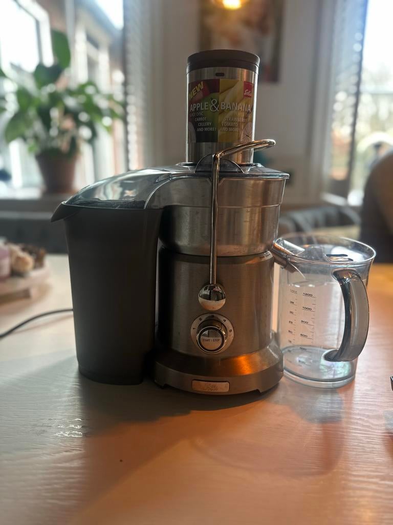 Solis Sapcentrifuge - Perfect voor gezonde sappen!, Ophalen of Verzenden, Zo goed als nieuw, Elektrisch, Sapcentrifuge