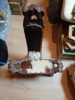 Bij zet stoel, Huis en Inrichting, Stoelen, Bruin, Hout, Ophalen of Verzenden, Zo goed als nieuw