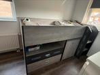 Halfhoogslaper met bijpassende kast, Kinderen en Baby's, Kinderkamer | Stapelbedden en Hoogslapers, Ophalen, Gebruikt, Halfhoogslaper