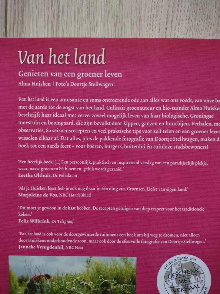 Alma Huisken - Van het land, Boeken, Kookboeken, Zo goed als nieuw, Ophalen of Verzenden