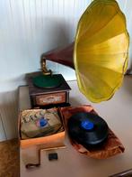 Grammofoon met platen., Audio, Tv en Foto, Platenspelers, Ophalen, Gebruikt, Overige merken