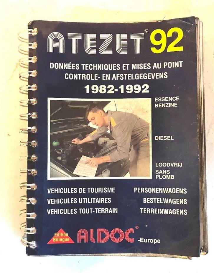 Afstelgegevens boek oldtimers ATEZET., Auto diversen, Handleidingen en Instructieboekjes, Ophalen of Verzenden