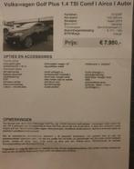 Tekoop VW Golf Plus 1.4 TSI Comf Airco, Auto's, Volkswagen, Te koop, Grijs, Benzine, Particulier