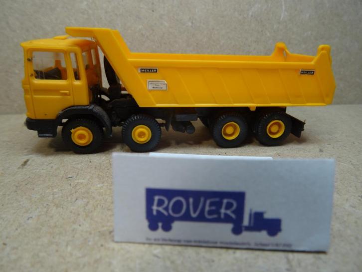 KIBRI H0-1:87, MAN 4-AS Bulk-Kieper, Zie Foto`s, Hobby en Vrije tijd, Modelauto's | 1:87, Zo goed als nieuw, Bus of Vrachtwagen
