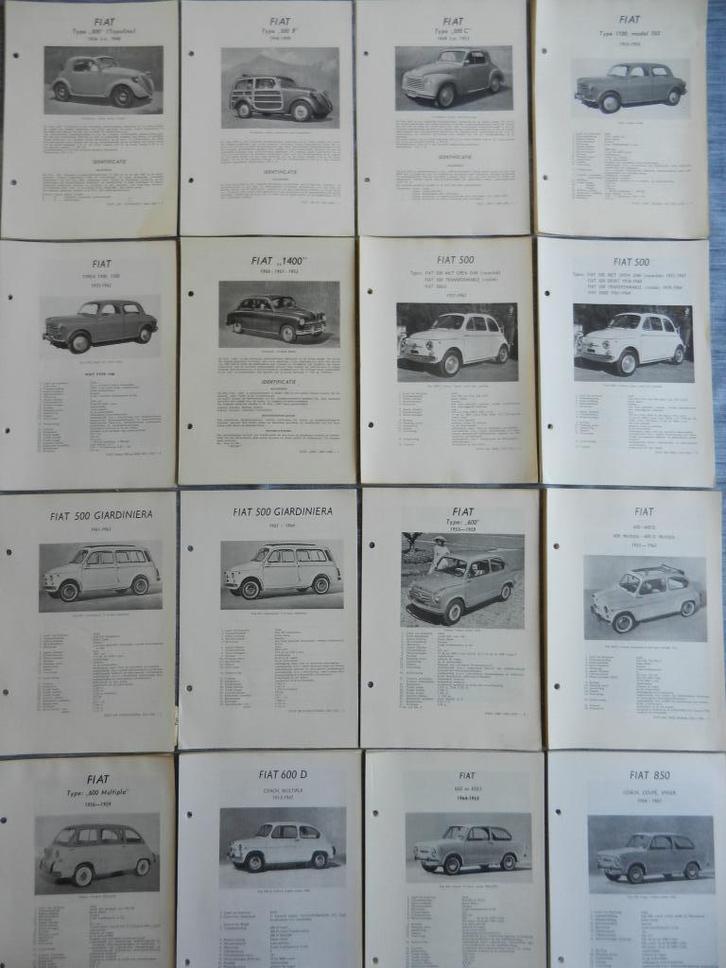 63 x FIAT 1936-1996 Olyslager Kluwer vraagbaken. Alle typen., Auto diversen, Handleidingen en Instructieboekjes, Ophalen of Verzenden