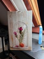 Mica Decorations Stolp Hella - Glas Ø15x30cm, Huis en Inrichting, Woonaccessoires | Stolpen, Ophalen, Nieuw