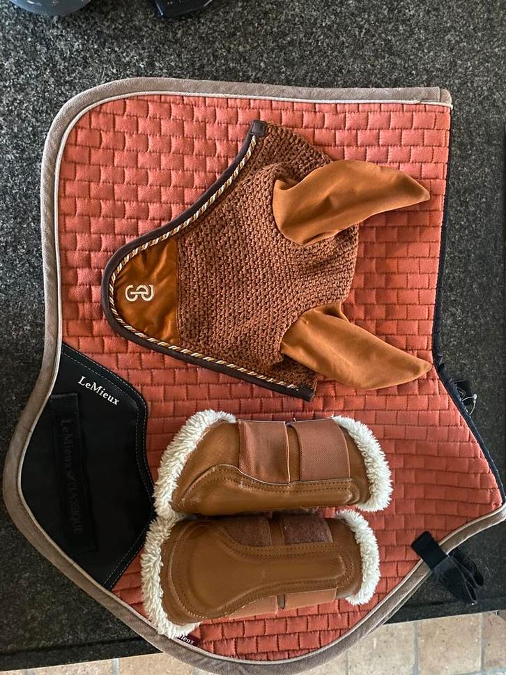 Setje Oranje : PS of Sweden, ES en LeMieux, Dieren en Toebehoren, Paarden en Pony's | Overige Paardenspullen, Zo goed als nieuw