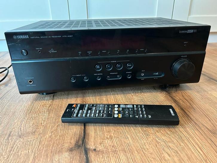 Yamaha HTR-4067 Receiver, Audio, Tv en Foto, Versterkers en Receivers, Zo goed als nieuw, 5.1, 60 tot 120 watt, Yamaha, Ophalen of Verzenden