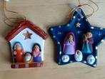 Mini kerstgroepjes van keramiek handwerk uit Peru, Diversen, Kerst, Ophalen of Verzenden, Nieuw