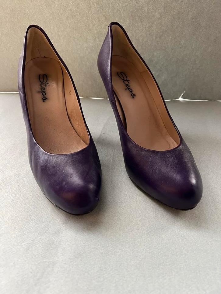 Steps paarse pumps - maat 38, Kleding | Dames, Schoenen, Gedragen, Pumps, Overige kleuren, Ophalen of Verzenden