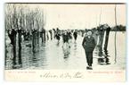 Schiedam, De overstrooming te Kethel, Verzamelen, Ansichtkaarten | Nederland, Verzenden, Voor 1920, Gelopen, Zuid-Holland