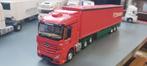 Mercedes actros 6x4 met huiftrailer wsi, Hobby en Vrije tijd, Modelauto's | 1:50, Ophalen of Verzenden, Zo goed als nieuw, Bus of Vrachtwagen