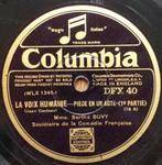 Jean Cocteau 78 toeren La Voix Humaine door Berthe Bovy, Ophalen of Verzenden, Gelezen