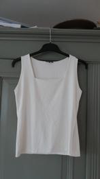 Creme dubbeltop maat L, Kleding | Dames, Overige kleuren, Verzenden, Maat 42/44 (L), Zo goed als nieuw