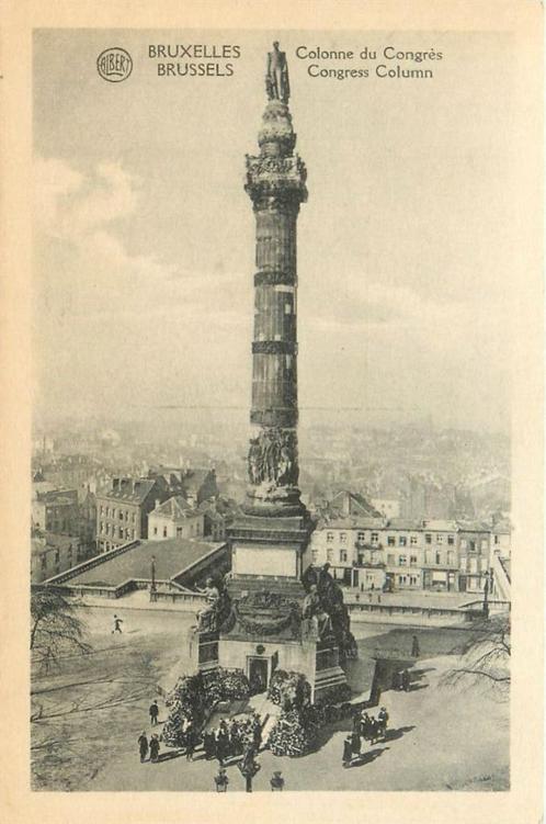 (701-482-043) Bruxelles Colonne du Congres, Verzamelen, Ansichtkaarten | Buitenland, Buiten Europa, Verzenden