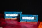 Kingston 8GB (2x4GB) laptop ram, Computers en Software, RAM geheugen, 8 GB, DDR3, Ophalen of Verzenden, Zo goed als nieuw