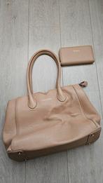 Isabel bernard honore cloe handtas inclusief portemonnee, Ophalen of Verzenden, Zo goed als nieuw, Beige, 30 cm of meer