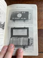 WO2 Amerikaans First aid voorschrift combat medic jeep 1943, Verzamelen, Militaria | Tweede Wereldoorlog, Amerika, Ophalen of Verzenden