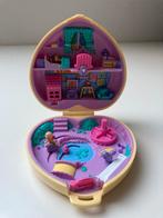 Vintage Polly Pocket geel hart Strollin Baby 1994 Bleubird T, Verzamelen, Speelgoed, Ophalen, Gebruikt