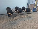 Lande buizenframe sledestoel stoelen 6x Izgst! Zie advert,, Ophalen, Zo goed als nieuw, Metaal, Vijf, Zes of meer stoelen
