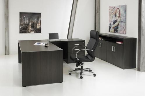 Directiebureau in hoekopstelling | Gemonteerd geleverd., Huis en Inrichting, Bureaus, Nieuw, Bureau, Ophalen of Verzenden