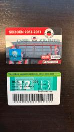 2 sponsor seizoenskaarten SBV Excelsior 2012 - 2013, Ophalen of Verzenden, Zo goed als nieuw, Overige binnenlandse clubs, Overige typen