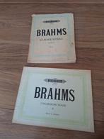 EDITION PETERS   BRAHMS  2 delen, Ophalen of Verzenden, Gebruikt, Artiest of Componist, Klassiek
