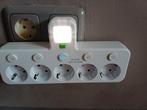 Stekkerdoos met 5 stopcontacten/nachtlampje, Ophalen, Nieuw, Stekker