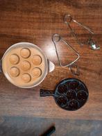 Escargot Bordjes (2x6) + Tangen, Huis en Inrichting, Ophalen of Verzenden, Gebruikt