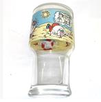 vintage glas met Strips Comics Suske en Wiske, Mickey Mouse,, Antiek en Kunst, Ophalen of Verzenden