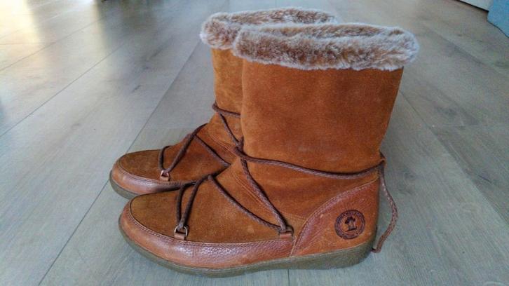 Panama Jack laarzen maat 39, Kleding | Dames, Schoenen, Zo goed als nieuw, Hoge laarzen, Bruin, Ophalen of Verzenden