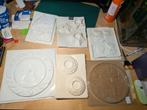 Gips mallen +gips, Ophalen, Gebruikt, Materiaal