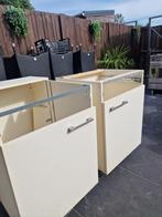 2 onder keukenkastjes en aanrechtblad en gootsteen en kraan, Witgoed en Apparatuur, Ophalen of Verzenden, Zo goed als nieuw, Vrijstaand