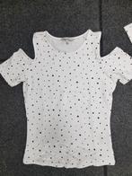 10 shirtjes (blote schouders) /danskleding, Maat 34 (XS) of kleiner, Ophalen of Verzenden, Wit, Zo goed als nieuw