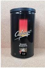 Douwe Egberts Cafuego blik vintage jaren '90., Ophalen of Verzenden, Gebruikt, Koffie, Douwe Egberts