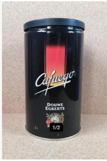 Douwe Egberts Cafuego blik vintage jaren '90. beschikbaar voor biedingen