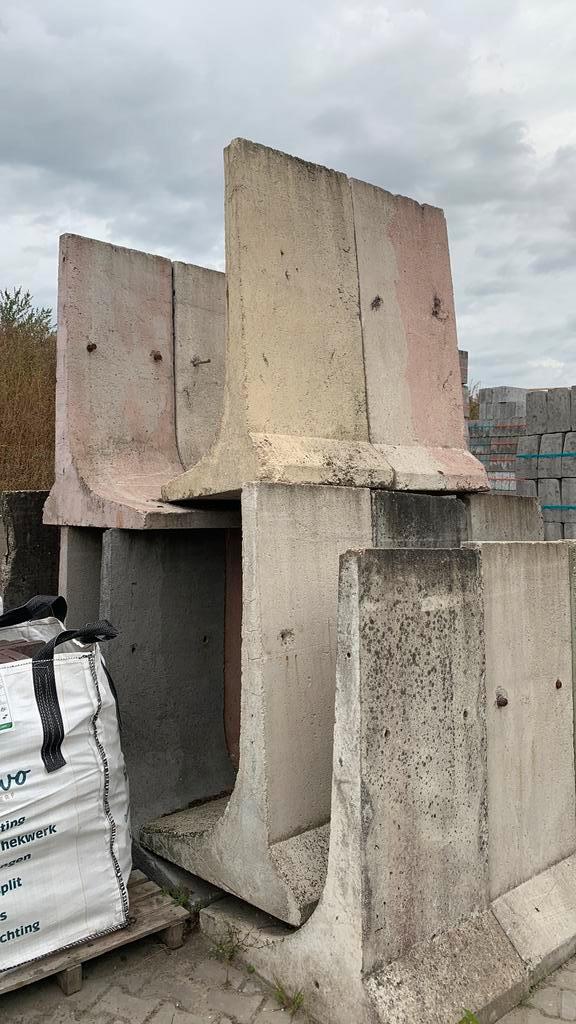 Keerwanden gebruikt 23 stuks 60x150cm, Tuin en Terras, Tegels en Klinkers, Gebruikt, Overige typen, Beton, 10 m² of meer, Ophalen of Verzenden