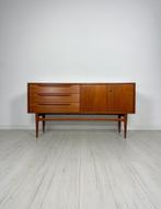 Vintage Heinrich Riestenpatt Teak Dressoir Sideboard Retro, 100 tot 150 cm, Teakhout, Ophalen of Verzenden, Zo goed als nieuw
