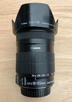 Canon EFS 18-135mm IS, Gebruikt, Ophalen of Verzenden, Macrolens, Zoom
