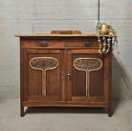 Antieke brocante Art Deco commode vintage dressoir kast, Ophalen of Verzenden