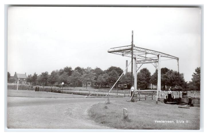Veelerveen, Sluis II, Verzamelen, Ansichtkaarten | Nederland, Ongelopen, Groningen, 1960 tot 1980, Verzenden