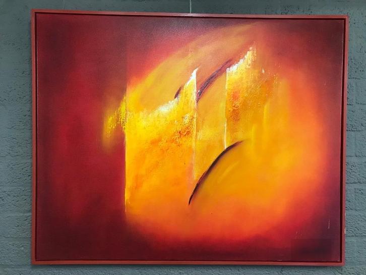 Abstract schilderij 7, Antiek en Kunst, Kunst | Schilderijen | Abstract, Ophalen