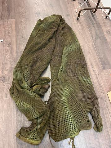 Camouflagenet jute / katoen beschikbaar voor biedingen