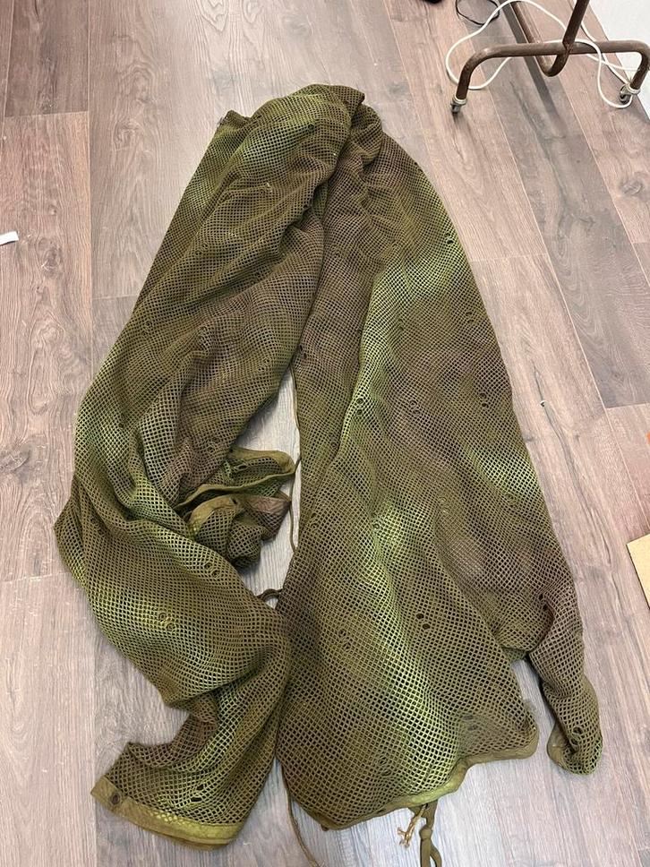 Camouflagenet jute / katoen, Verzamelen, Militaria | Algemeen, Landmacht, Nederland, Ophalen of Verzenden