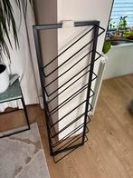 Industrieel Wijnrek Zwart, Ophalen, 5 tot 15 flessen, Zo goed als nieuw, Metaal