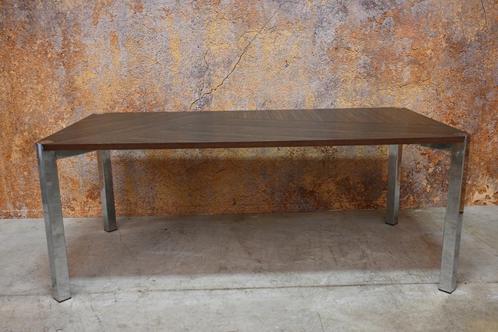 ZGANieuw!! fraaie unieke design eetkamertafel van Harvink, Huis en Inrichting, Tafels | Eettafels, Zo goed als nieuw, 50 tot 100 cm