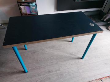 Ikea bureau blauw 